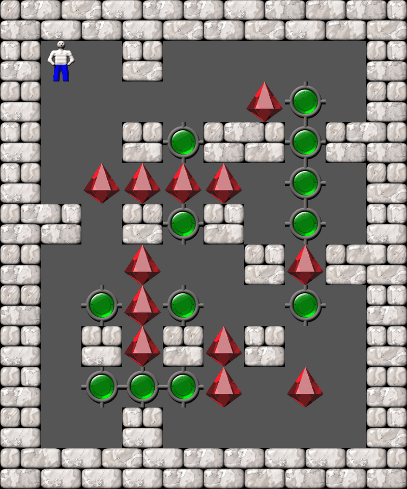 Sokoban Compact Catalysts level 30